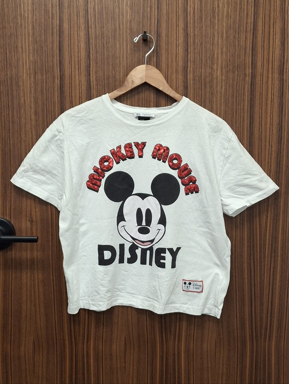 DISNEY ZARA Mickey Mouse T-Shirt SZ M